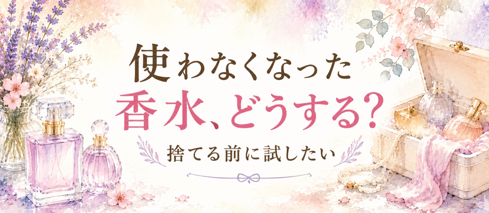 使わなくなった香水の活用方法