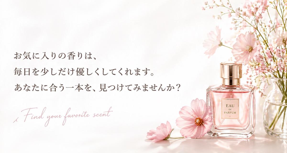 気になる香りがあれば、あなたに合う香りをここで見つけてください